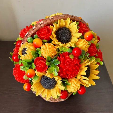 Букет из мыла